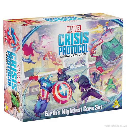 Marvel: Crisis Protocol Earth's Mightiest Core Set - ikonische Helden und Bösewichte für epische Schlachten! Tisch-Superheldenspiel, ab 14 Jahren, 2 Spieler, 90 Minuten Spielzeit, von Atomic Mass Games