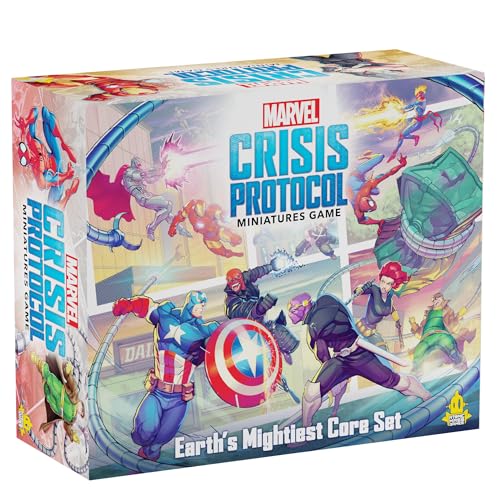 Marvel: Crisis Protocol Earth's Mightiest Core Set - ikonische Helden und Bösewichte für epische Schlachten! Tisch-Superheldenspiel, ab 14 Jahren, 2 Spieler, 90 Minuten Spielzeit, von Atomic Mass Games