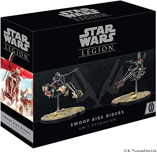 Atomic Mass Games Swoop Bike Riders: Star Wars Legion, Miniatur-Spiel, ab 14 Jahren, für 2 Spieler, 90 Minuten Spieldauer von Atomic Mass Games