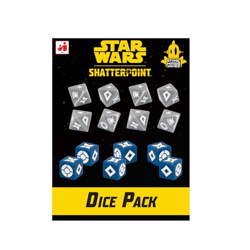 Star Wars Shatterpoint Würfel-Set, unverzichtbares Add-On, perfekt für den Aufbau eines Strike-Teams, Tisch-Miniatur-Spiel für Kinder und Erwachsene, ab 14 Jahren, 2 Spieler, 90 Minuten Spielzeit von Atomic Mass Games