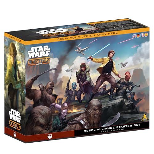 asmodee, Star Wars: Legion – Rebel Alliance Starter Set (Rebellenallianz-Starterset), ATOMIC MASS GAMES, Tabletop, 2 Spieler, 14+ Jahre, 120-180 Minuten, Deutsch, Mehrsprachig von Atomic Mass Games