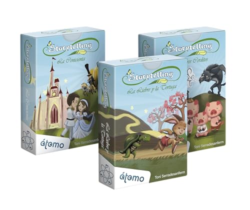 Atomo Games Storytelling Lernspiele, 3 Stück, zum Lesen, Achtsamkeit und Erinnerung Atomo Games Storytelling Lernspiele, 3 Stück, zum Lesen, Achtsamkeit und Erinnerung von Atomo Games