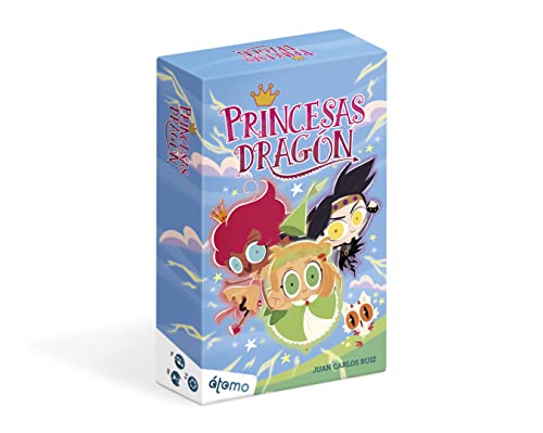 Atomo Games Prinzessinnen Drachen | Familien-Kartenspiel | Drachen Prinzessinnen Kartenspiel | Brettspiel für Kinder | Familienbrettspiel | Ab 5 Jahren von Atomo Games