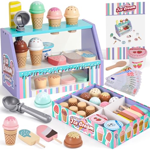 Atoylink Eisdiele Kinder Holz Kinderküche Zubehör mit Kaufmannsladen Kaufladen Zubehör Spielgeld Einkaufsladen Eisladen Kinder Holz Eisstand EIS Spielzeug Geschenk für Kinder Mädchen 3 4 5 6 Jahre Atoylink Eisdiele Kinder Holz Kinderküche Zubehör mit Kaufmannsladen Kaufladen Zubehör Spielgeld Einkaufsladen Eisladen Kinder Holz Eisstand EIS Spielzeug Geschenk für Kinder Mädchen 3 4 5 6 Jahre von Atoylink