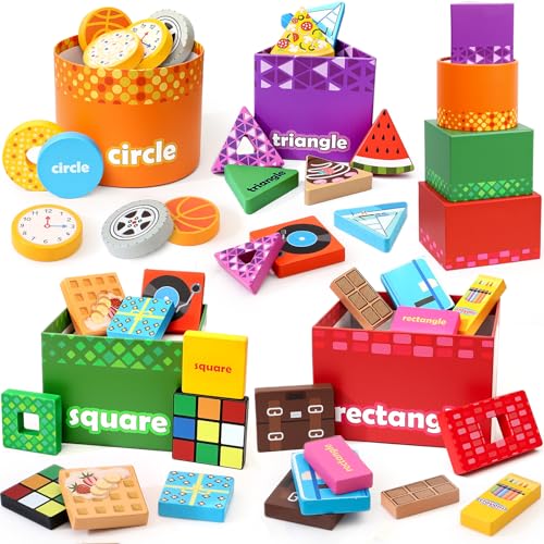 Atoylink Form Sortierspiel Holzspielzeug Baby, Stapelspiel Montessori Spielzeug Holz mit 4 Stapelturm Boxen & 24 Holzklötze Formen, Motorikspielzeug Lernspielzeug Geschenke für Kleinkinder 3 Jahre Atoylink Form Sortierspiel Holzspielzeug Baby, Stapelspiel Montessori Spielzeug Holz mit 4 Stapelturm Boxen & 24 Holzklötze Formen, Motorikspielzeug Lernspielzeug Geschenke für Kleinkinder 3 Jahre von Atoylink
