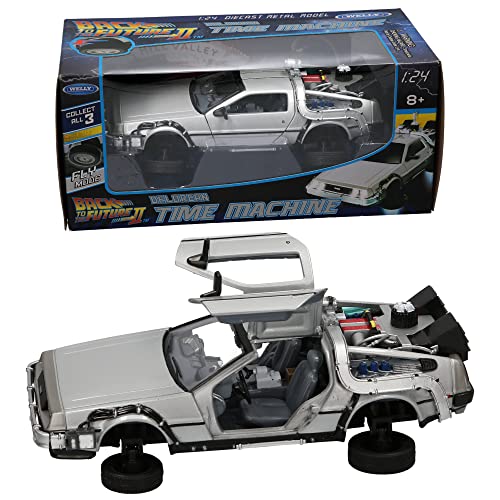 Atoz 9078 Welly Back to The Future II Delorean Sammelauto, Silber Atoz 9078 Welly Back to The Future II Delorean Sammelauto, Silber von Atoz