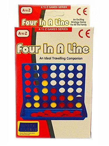 Four in a Line Row Connect 4 Mini Travel Car Holiday Family Game Toy by A to Z Four in a Line Row Connect 4 Mini Travel Car Holiday Family Game Toy by A to Z von Atoz