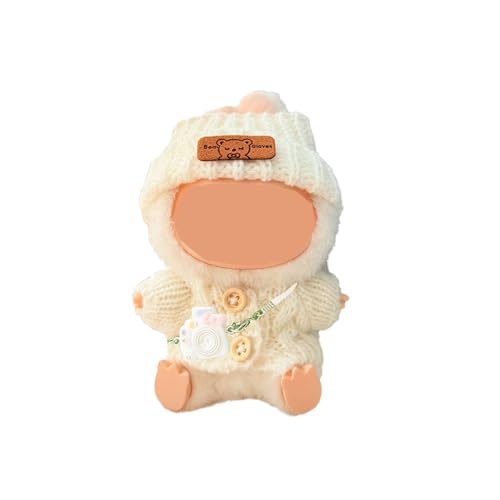 Passende Bekleidung für 17cm Labubu Plüsch, Bekleidungs zubehör für Labubu Kuscheltier, only Clothes, not includ labubu Plush doll (C) von Atsmoce