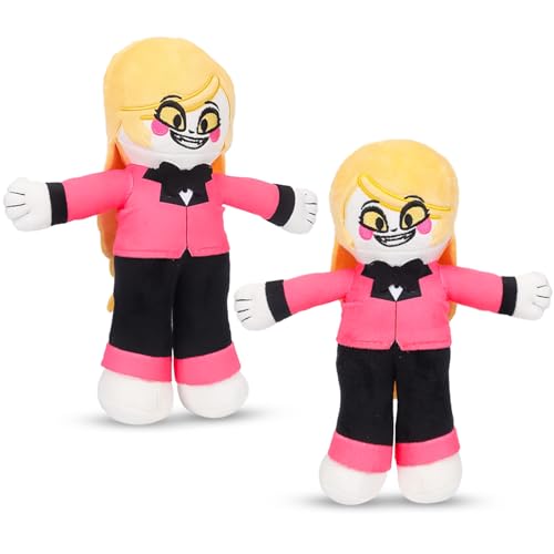 Atuoxing Hazbin Hotel Plüsch Puppe, Hazbin Hotel Plüsch, Gefüllte Anime Hell Inn Puppe, Anime Charakter Alastor Plüsch Puppe, Sammelbare Hell's Inn Spielzeug Geburtstagsgeschenk Für Fan (A) von Atuoxing