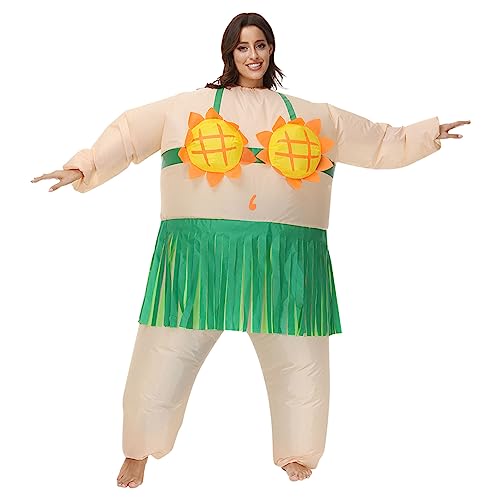 Atyhao Aufblasbare Kostüme, Aufblasbares Ballettkostüm, Aufblasbares Tanzendes Wasserdichtes Polyesterkostüm für Erwachsene mit Einer Körpergröße von 150–190 Cm (Sonnenblume) von Atyhao