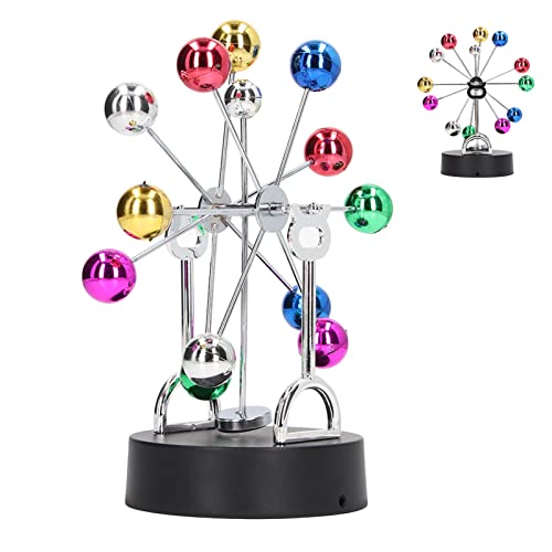 Atyhao Buntes Kugel-Riesenrad, Kinetische Kunst-Riesenrad-Dekoration, Pendelkugel-Kugeln, Elektronische Physikgeschenke für Männer, USB-Batterie, Kreatives Perpetuum Mobile, Desktop-Ornament Atyhao Buntes Kugel-Riesenrad, Kinetische Kunst-Riesenrad-Dekoration, Pendelkugel-Kugeln, Elektronische Physikgeschenke für Männer, USB-Batterie, Kreatives Perpetuum Mobile, Desktop-Ornament von Atyhao