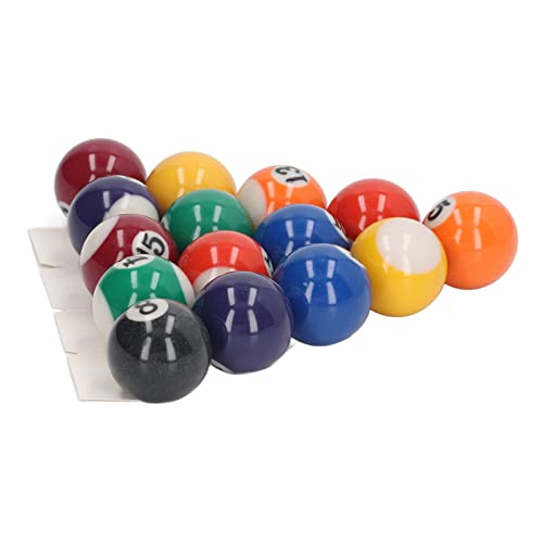 Atyhao Mini-Billardkugeln, Tragbar, 16 Stück, Professionell, 32 Mm, Kleine Billardkugeln, Schlagfestes Harz für Spielzimmer Atyhao Mini-Billardkugeln, Tragbar, 16 Stück, Professionell, 32 Mm, Kleine Billardkugeln, Schlagfestes Harz für Spielzimmer von Atyhao