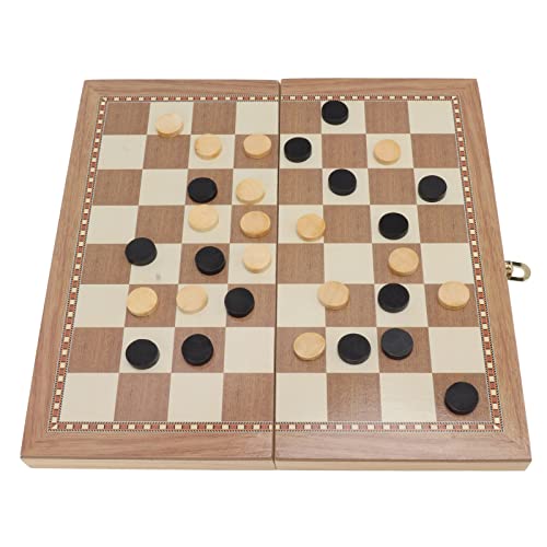 Atyhao Schachfiguren-Set, Magnetisches Schachbrett-Set Zum Entwickeln von Erinnerungen aus Holz, Lehrreich, 3-in-1 für Zuhause für von Atyhao