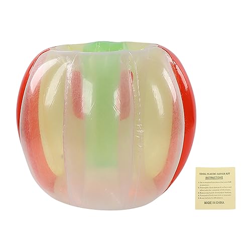Aufblasbarer Bumping-Ball für , Körper-Blasenball, Kinderball, Pom-Pom-Ball, Partygeschenke (rot gelb grün) von Atyhao
