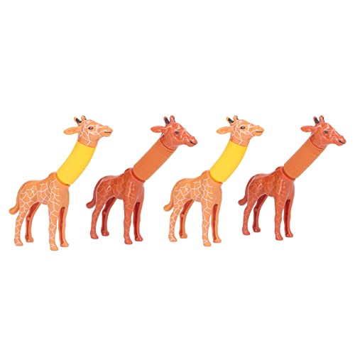 Tubes Spring Giraffe Zappelspielzeug, Sicher Drehbar, Biegefest, Dehnbar, Giraffe, Sensorisches Spielzeug, Stressabbau, Flexibel, mit Lichtern für 3–5-Jährige von Atyhao
