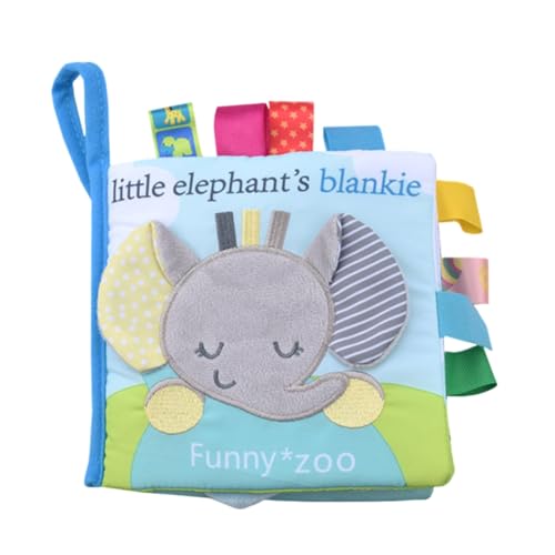 Aublinto Baby Spielzeug Kontrastbuch Baby Doppelseitig Baby Stoffbuch, Soft Bilderbuch aus Stoff Klingendes Wahrnehmungs-Lernspielzeug Geschenke für Jungen Mädchen -Tierstil Aublinto Baby Spielzeug Kontrastbuch Baby Doppelseitig Baby Stoffbuch, Soft Bilderbuch aus Stoff Klingendes Wahrnehmungs-Lernspielzeug Geschenke für Jungen Mädchen -Tierstil von Aublinto
