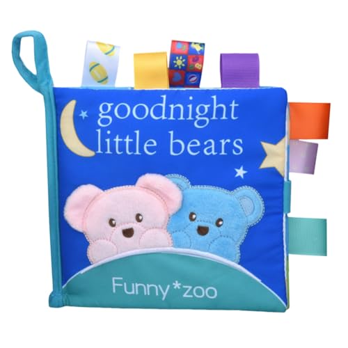 Aublinto Baby Spielzeug Kontrastbuch Baby Doppelseitig Baby Stoffbuch, Soft Bilderbuch aus Stoff Klingendes Wahrnehmungs-Lernspielzeug Geschenke für Jungen Mädchen -Tierstil Aublinto Baby Spielzeug Kontrastbuch Baby Doppelseitig Baby Stoffbuch, Soft Bilderbuch aus Stoff Klingendes Wahrnehmungs-Lernspielzeug Geschenke für Jungen Mädchen -Tierstil von Aublinto