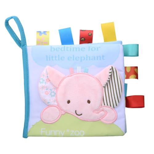 Aublinto Baby Spielzeug Kontrastbuch Baby Doppelseitig Baby Stoffbuch, Soft Bilderbuch aus Stoff Klingendes Wahrnehmungs-Lernspielzeug Geschenke für Jungen Mädchen -Tierstil Aublinto Baby Spielzeug Kontrastbuch Baby Doppelseitig Baby Stoffbuch, Soft Bilderbuch aus Stoff Klingendes Wahrnehmungs-Lernspielzeug Geschenke für Jungen Mädchen -Tierstil von Aublinto