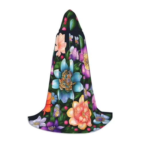 Aubnva Blumen-Diamant-Gemälde, Druck, Unisex, Kapuzenumhang, verschiedene Anlässe, Halloween, Cosplay, Karneval, bequem, stilvoll Aubnva Blumen-Diamant-Gemälde, Druck, Unisex, Kapuzenumhang, verschiedene Anlässe, Halloween, Cosplay, Karneval, bequem, stilvoll von Aubnva