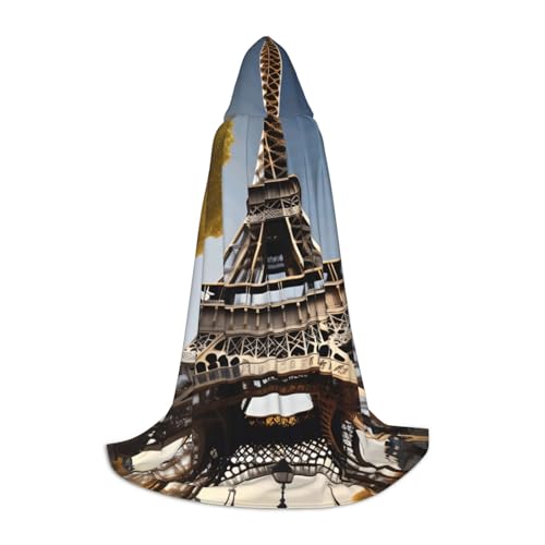 Aubnva Cityscape Paris Eiffelturm Frankreich Druck Unisex Kapuzenumhang Vielfalt Halloween Cosplay Karneval bequem stilvoll Robe Aubnva Cityscape Paris Eiffelturm Frankreich Druck Unisex Kapuzenumhang Vielfalt Halloween Cosplay Karneval bequem stilvoll Robe von Aubnva
