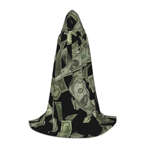 Aubnva Dollarzeichen Gelddruck Unisex Kapuzenumhang Vielfalt Halloween Cosplay Karneval bequem stilvoll Robe Aubnva Dollarzeichen Gelddruck Unisex Kapuzenumhang Vielfalt Halloween Cosplay Karneval bequem stilvoll Robe von Aubnva