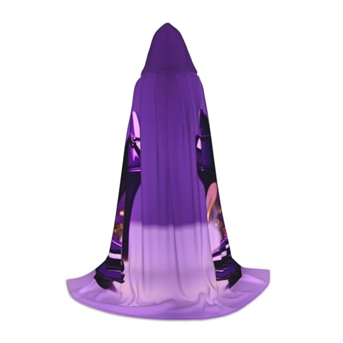 Aubnva Eleganter lila High Heels mit Lippenstift-Druck, Unisex, Kapuzenumhang, verschiedene Anlässe, Halloween, Cosplay, Karneval, bequem, stilvoll Aubnva Eleganter lila High Heels mit Lippenstift-Druck, Unisex, Kapuzenumhang, verschiedene Anlässe, Halloween, Cosplay, Karneval, bequem, stilvoll von Aubnva