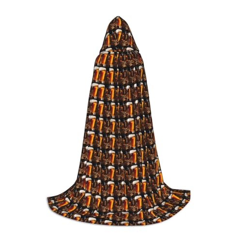 Aubnva Unisex Kapuzenumhang mit Bierdruck, verschiedene Designs, Halloween, Cosplay, Karneval, bequem, stilvoll Aubnva Unisex Kapuzenumhang mit Bierdruck, verschiedene Designs, Halloween, Cosplay, Karneval, bequem, stilvoll von Aubnva