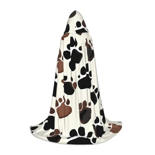 Aubnva Unisex Kapuzenumhang mit Hundepfotenabdruck, verschiedene Designs, Halloween, Cosplay, Karneval, bequem, stilvoll Aubnva Unisex Kapuzenumhang mit Hundepfotenabdruck, verschiedene Designs, Halloween, Cosplay, Karneval, bequem, stilvoll von Aubnva