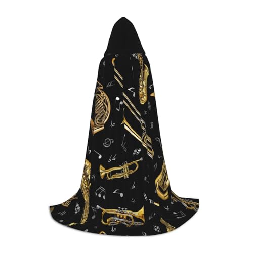 Aubnva Unisex Kapuzenumhang mit Musikinstrumenten, verschiedene Designs, Halloween, Cosplay, Karneval, bequem, stilvoll Aubnva Unisex Kapuzenumhang mit Musikinstrumenten, verschiedene Designs, Halloween, Cosplay, Karneval, bequem, stilvoll von Aubnva