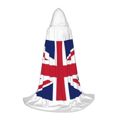 Aubnva Unisex Kapuzenumhang mit britischer Flagge, verschiedene Designs, Halloween, Cosplay, Karneval, bequem, stilvoll Aubnva Unisex Kapuzenumhang mit britischer Flagge, verschiedene Designs, Halloween, Cosplay, Karneval, bequem, stilvoll von Aubnva