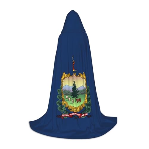 Aubnva Vermont Umhang mit Staatsflagge, Unisex, mit Kapuze, verschiedene Anlässe, Halloween, Cosplay, Karneval, bequem, stilvoll Aubnva Vermont Umhang mit Staatsflagge, Unisex, mit Kapuze, verschiedene Anlässe, Halloween, Cosplay, Karneval, bequem, stilvoll von Aubnva