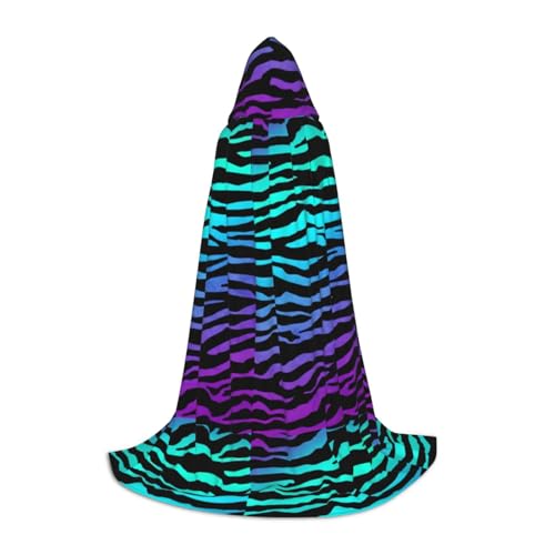 Aubnva Violett, Blau, Grün, Camouflage, Zebrastreifen, Unisex, Kapuzenumhang, verschiedene Anlässe, Halloween, Cosplay, Karneval, bequem, stilvoll Aubnva Violett, Blau, Grün, Camouflage, Zebrastreifen, Unisex, Kapuzenumhang, verschiedene Anlässe, Halloween, Cosplay, Karneval, bequem, stilvoll von Aubnva