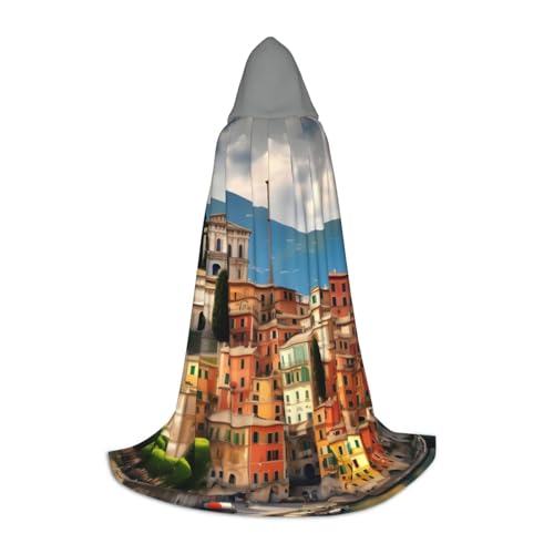 Aubnva Wunderschöner Unisex-Kapuzenumhang mit Italien-Druck, verschiedene Halloween-Cosplay-Karnevale, bequeme, stilvolle Robe Aubnva Wunderschöner Unisex-Kapuzenumhang mit Italien-Druck, verschiedene Halloween-Cosplay-Karnevale, bequeme, stilvolle Robe von Aubnva