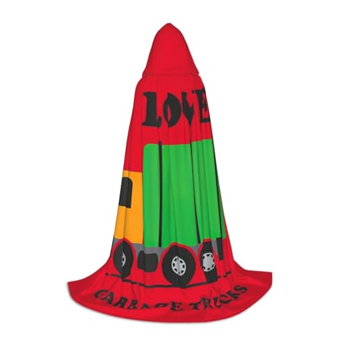 Kapuzenumhang mit Aufschrift "I Love Garbage Trucks", Unisex, verschiedene Designs, Halloween, Cosplay, Karneval, bequem, stilvoll Kapuzenumhang mit Aufschrift "I Love Garbage Trucks", Unisex, verschiedene Designs, Halloween, Cosplay, Karneval, bequem, stilvoll von Aubnva