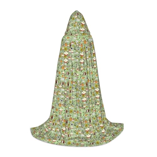 Unisex-Kapuzenumhang mit Meerschweinchen-Aufdruck, für Halloween, Cosplay, Karneval, bequem, stilvoll Unisex-Kapuzenumhang mit Meerschweinchen-Aufdruck, für Halloween, Cosplay, Karneval, bequem, stilvoll von Aubnva