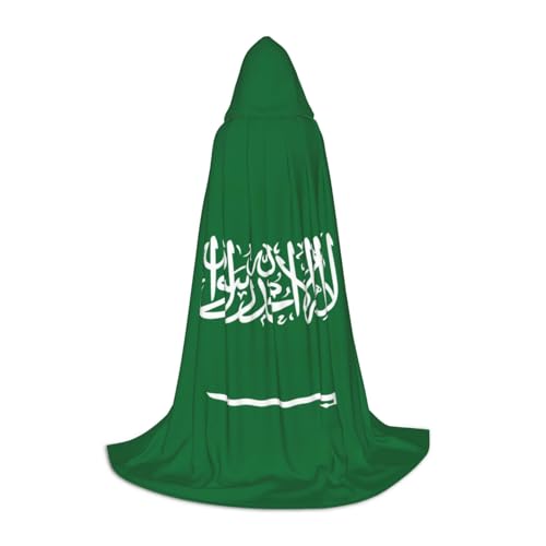 Unisex Kapuzenumhang mit der Flagge Saudi-Arabiens, verschiedene Anlässe, Halloween, Cosplay, Karneval, bequem, stilvoll Unisex Kapuzenumhang mit der Flagge Saudi-Arabiens, verschiedene Anlässe, Halloween, Cosplay, Karneval, bequem, stilvoll von Aubnva