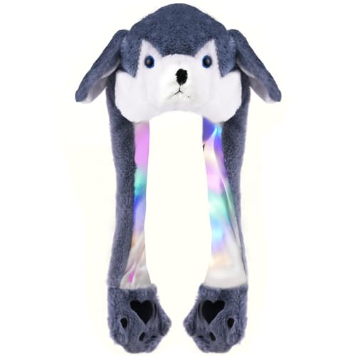 Audaisyly Lustiger Plüsch-Hasenhut mit Ohren, bewegliche Hüte für Damen, Mädchen, Cosplay, Party, Urlaub Audaisyly Lustiger Plüsch-Hasenhut mit Ohren, bewegliche Hüte für Damen, Mädchen, Cosplay, Party, Urlaub von Audaisyly