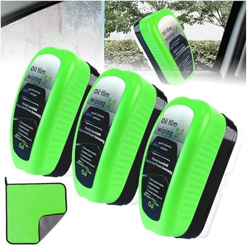 Audasi 3Pcs Ölabweisende Folie 2.0 Für Autoscheiben Scheibenversiegelung Auto Autoglas Ölfilm Fleckenentferner mit Waschlappen Autoscheiben Reiniger 150ml Einfaches Wiederherstellen Der Glasklarheit Audasi 3Pcs Ölabweisende Folie 2.0 Für Autoscheiben Scheibenversiegelung Auto Autoglas Ölfilm Fleckenentferner mit Waschlappen Autoscheiben Reiniger 150ml Einfaches Wiederherstellen Der Glasklarheit von Audasi
