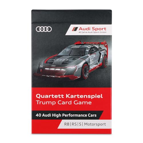 Audi 3202303000 Quartett Kartenspiel Motorsport 40 Jahre Jubiläum, Schwarz Audi 3202303000 Quartett Kartenspiel Motorsport 40 Jahre Jubiläum, Schwarz von Audi collection