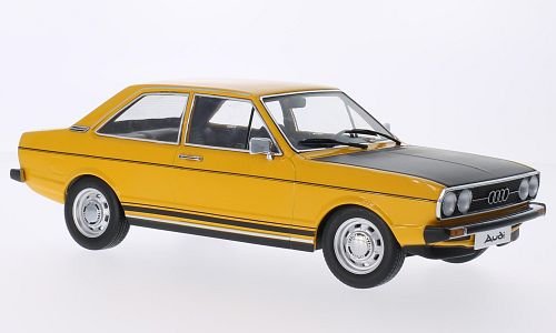 Audi 80 GTE, dunkelgelb/matt-schwarz, Modellauto, Fertigmodell, KK-Scale 1:18 von Audi