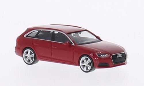 Audi A4 Avant, rot, 2015, Modellauto, Fertigmodell, I-Herpa 1:87 von Audi