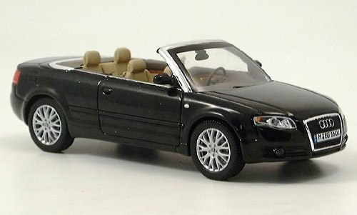 Audi A4 Cabriolet, met.-schwarz, Modellauto, Norev 1:43 Audi A4 Cabriolet, met.-schwarz, Modellauto, Norev 1:43 von Audi