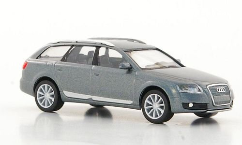Audi A6 Allroad quattro, metallic-grau, Modellauto, Fertigmodell, I-Herpa 1:87 von Audi