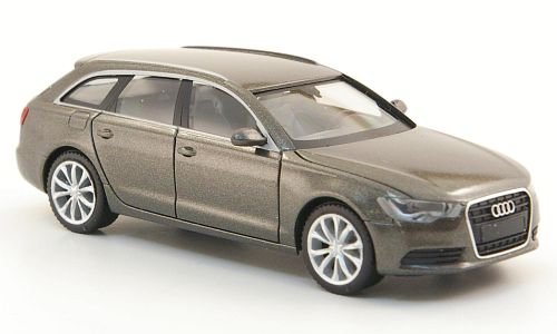 Audi A6 Avant (C7), met.-grau, 2011, Modellauto, Fertigmodell, Herpa 1:87 von Audi