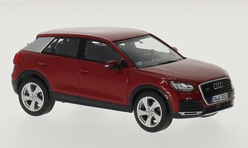 Audi Q2, rot, 0, Modellauto, Fertigmodell, I-iScale 1:43 von Audi