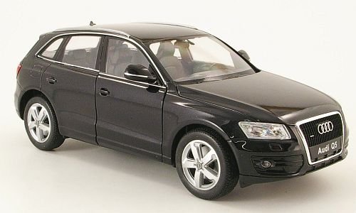 Audi Q5, schwarz, Modellauto, Fertigmodell, Welly 1:24 von Audi