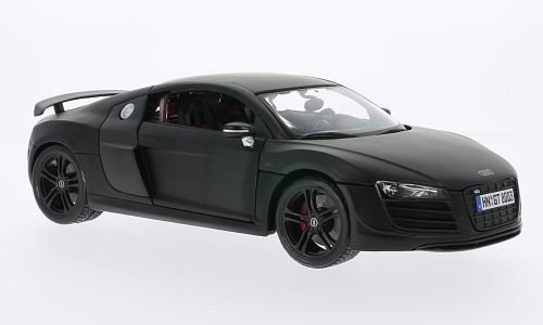 Audi R8 GT3, matt-schwarz, 0, Modellauto, Fertigmodell, Maisto 1:18 von Audi