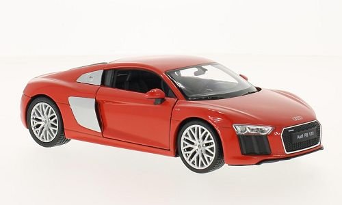 Audi R8 V10, rot, 0, Modellauto, Fertigmodell, Welly 1:24 von Audi