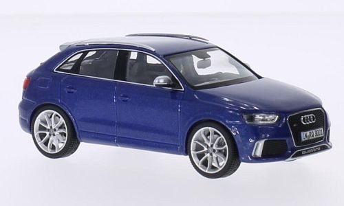 Audi RS Q3, metallic-blau, Modellauto, Fertigmodell, Schuco 1:43 von Audi
