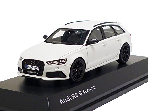 Audi RS6 Avant, matt-weiss, 2015, Modellauto, Fertigmodell, I-Spark 1:43 von Audi